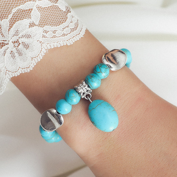 Wholesale Turquoise Beaded Bracelet JDC-BT-KeR001