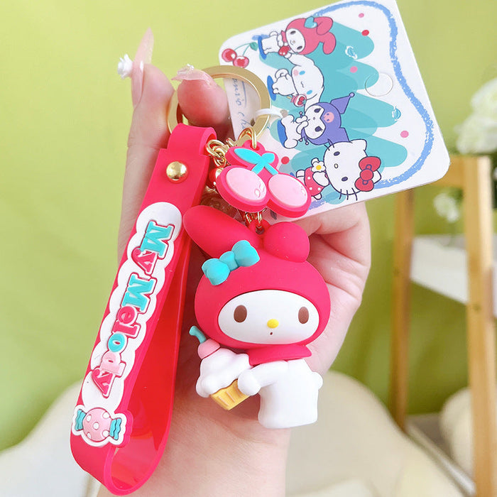 Wholesale Cherry Egg Bow Keychain JDC-KC-YanG007