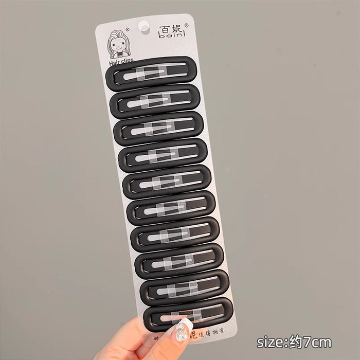 Wholesale Black Matte Hair Clips for Women