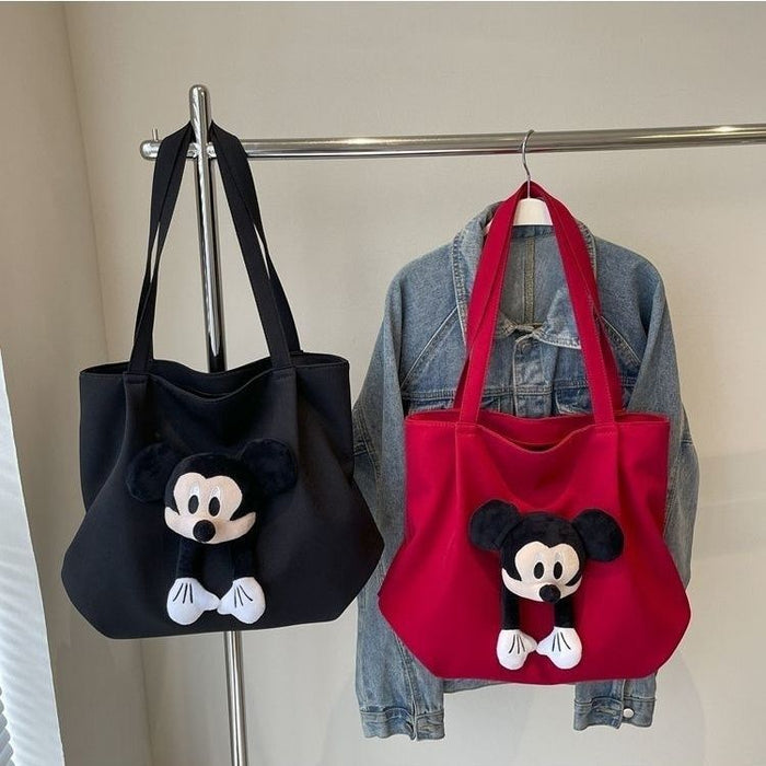 Wholesale Large capacity cartoon shoulder bag tote bag commuting tote bag