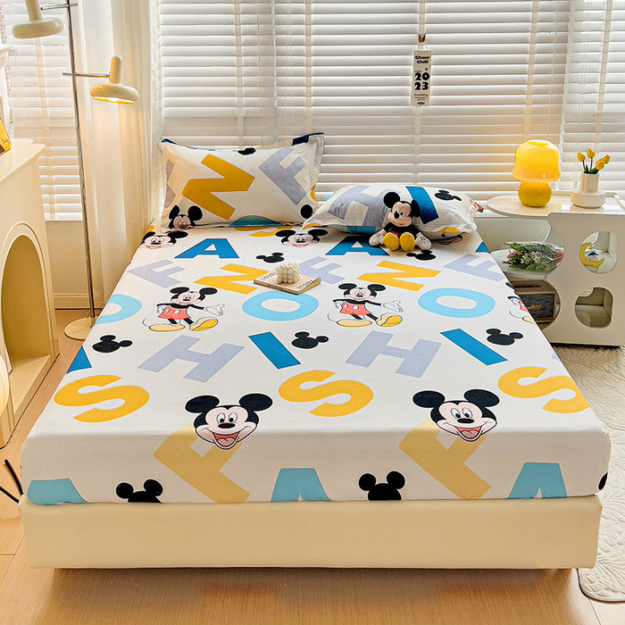 Wholesale Cartoon Bed Sheets, Dust Covers, Protective Covers, Skin Friendly and Frosted Bed Sheets  JDC-SEE-AiErMei005