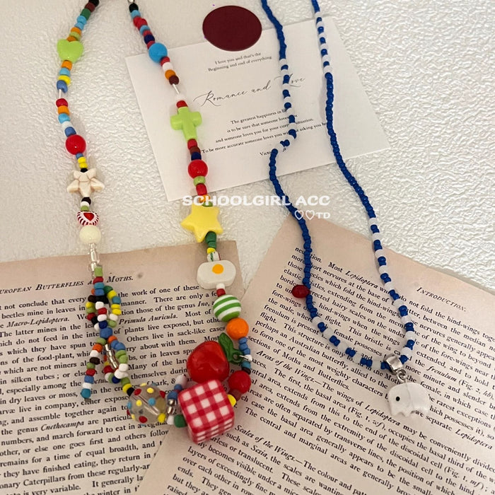 Wholesale color necklace  female accessories clavicle chain