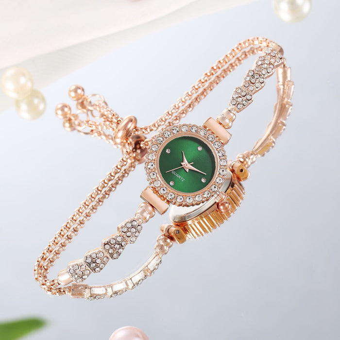 Wholesale Women's Diamond Inlaid Round Adjustable Watch JDC-WH-Tair006