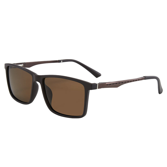 Wholesale Sunglasses for male drivers, square retro polarized sunglasses, fashionable cycling glasses