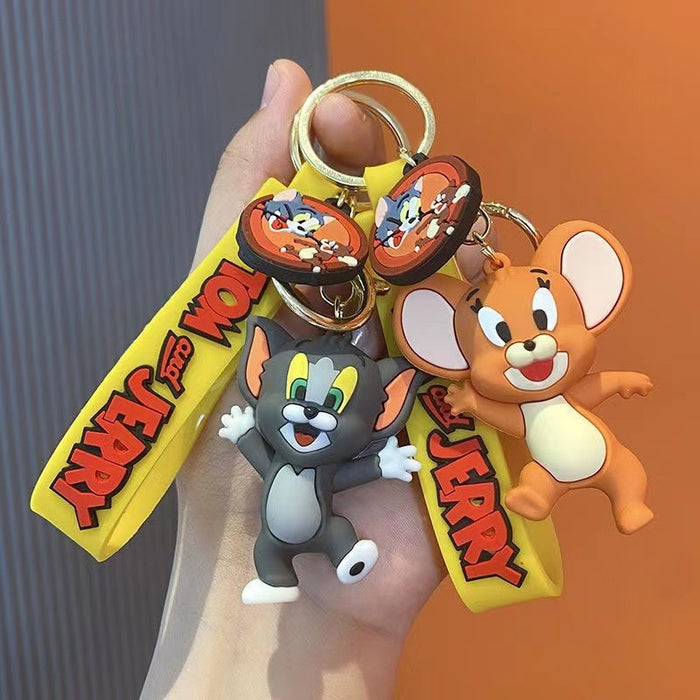 Wholesale  Cat Keychain Car Key Chain  Schoolbag Hanging  Key Ring