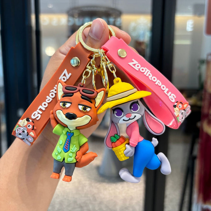 Wholesale Various cute cartoon character keychains