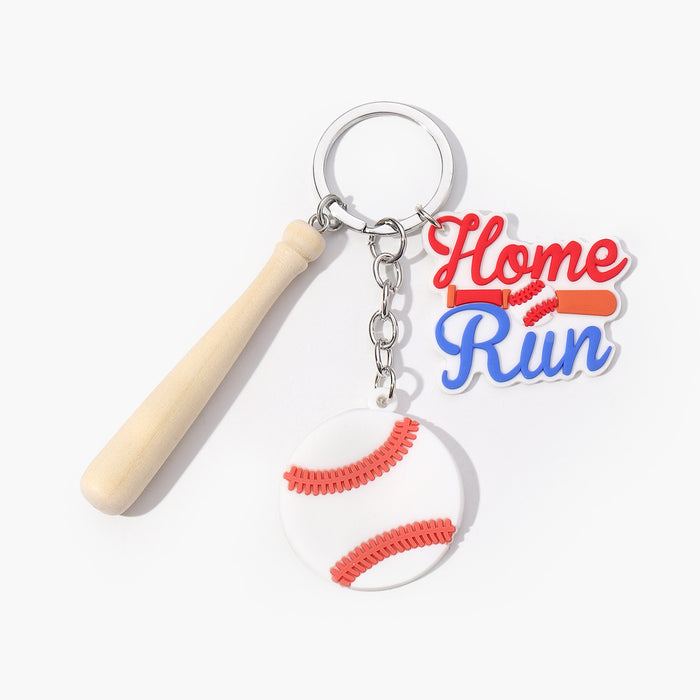 Wholesale Acrylic Baseball Keychain JDC-KC-HuiWen019