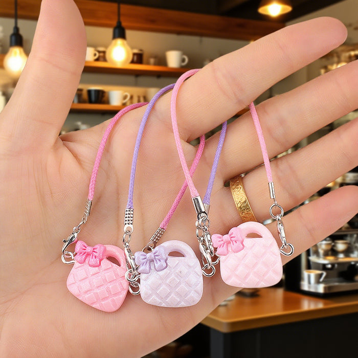 Wholesale Cute bow bag charm Keychains