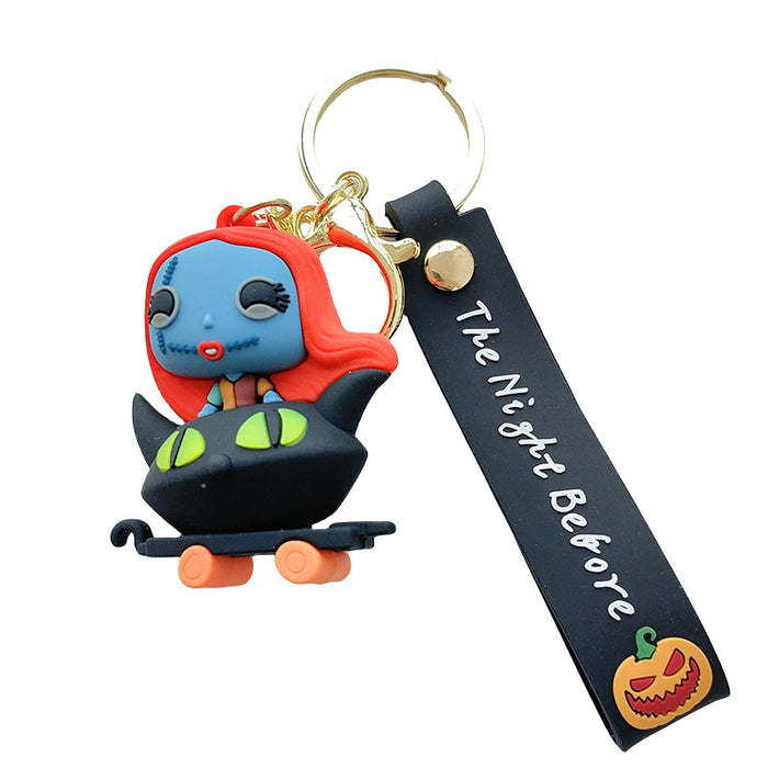 Wholesale Christmas Eve Halloween keychain pendants JDC-KC-ShuoT008