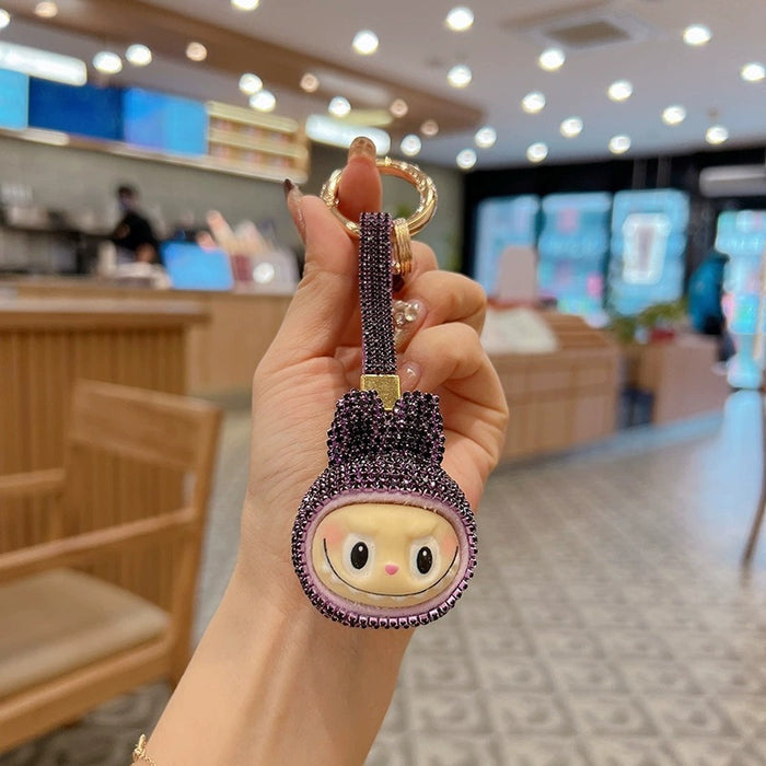 Wholesale Cute Big Head Keychain Cartoon Car Keychain Bag Pendant