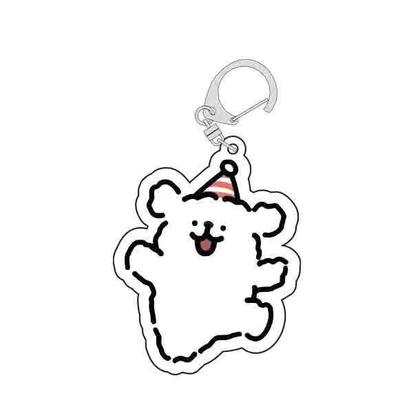 Wholesale cartoon keychain student acrylic pendant cute fun schoolbag pendant