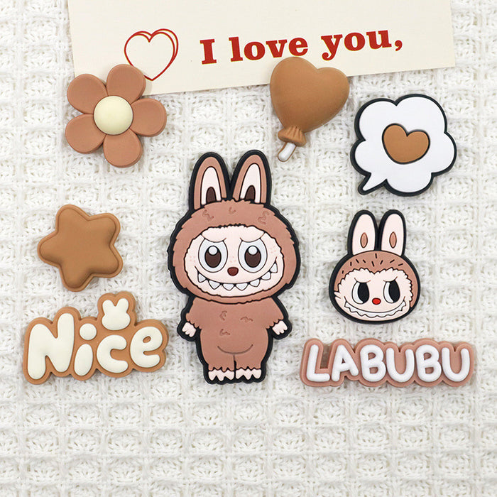 Wholesale 5pcs Cartoon Jewelry Accessories Mobile Phone Case Water Cup Cotton Slippers iPad Set Decorative Patch