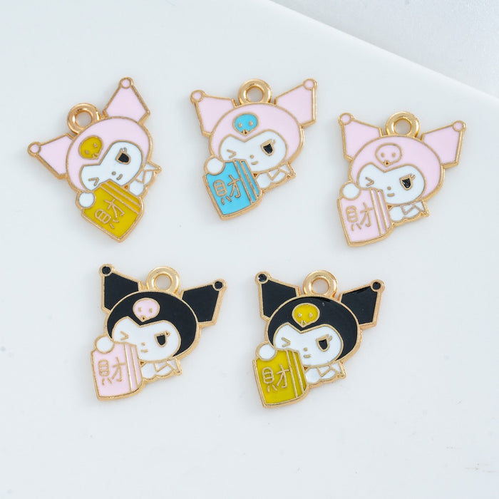 Wholesale 10 pcs Enamel cartoon DIY bracelet charms
