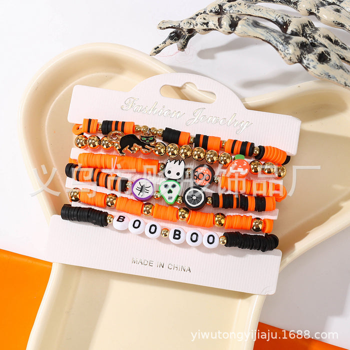 Wholesale  colorful soft y bracelet personality  niche bracelet suit