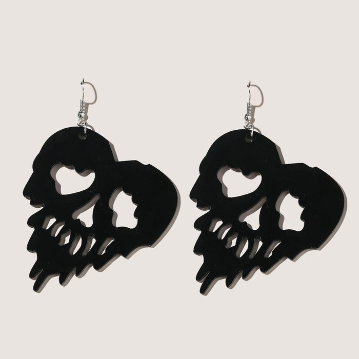 Wholesale Halloween Series Spider Web Acrylic Earrings JDC-ES-JunJie007