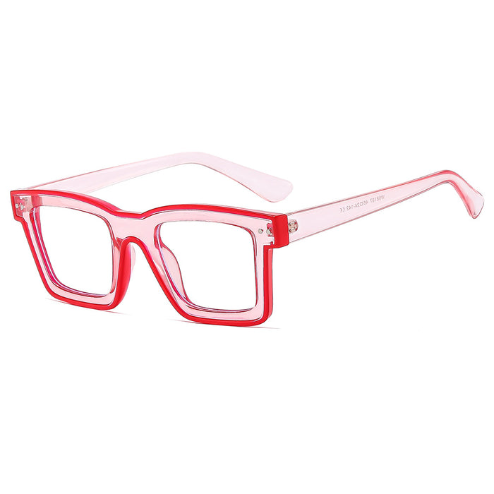 Wholesale Personalized rice nail niche glasses, fashionable flat lens