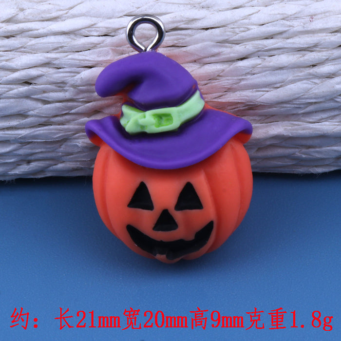Wholesale Resin Castle Cartoon DIY Pendant Keychain with Nail Accents MOQ≥2