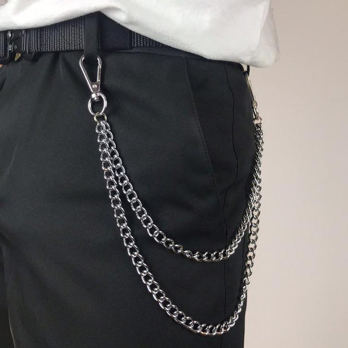 Wholesale pants chainmen's pants chain jeans pants chain waist chain