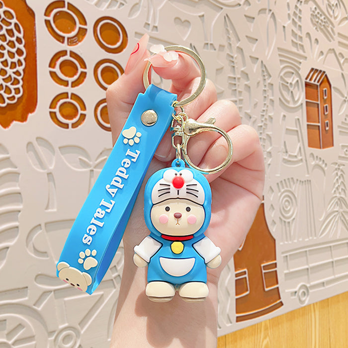 Wholesale Cartoon Doll Soft Plastic Keychain JDC-KC-KuM011