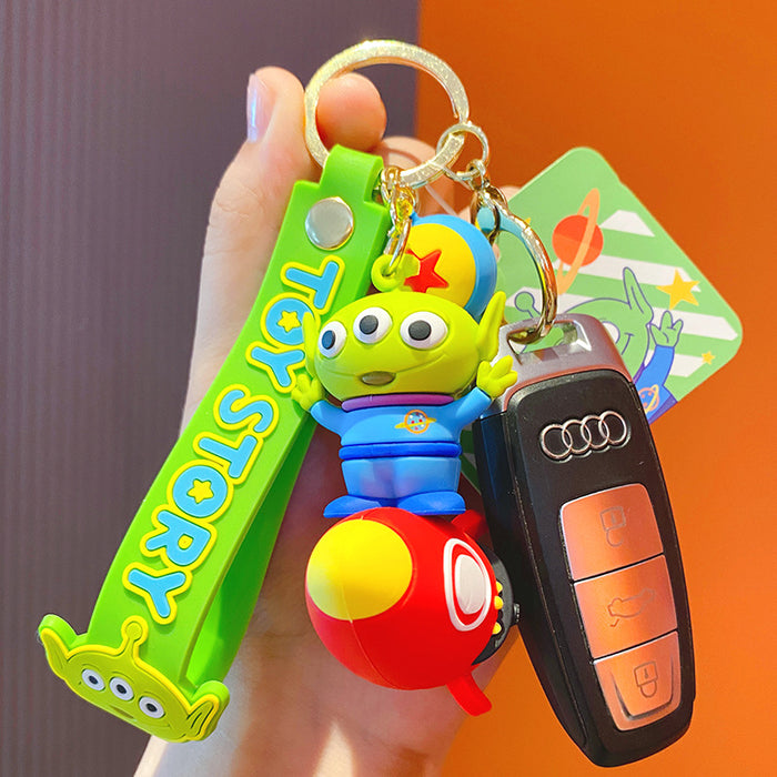 Wholesale PVC Cartoon Doll Keychains JDC-KC-LingY023