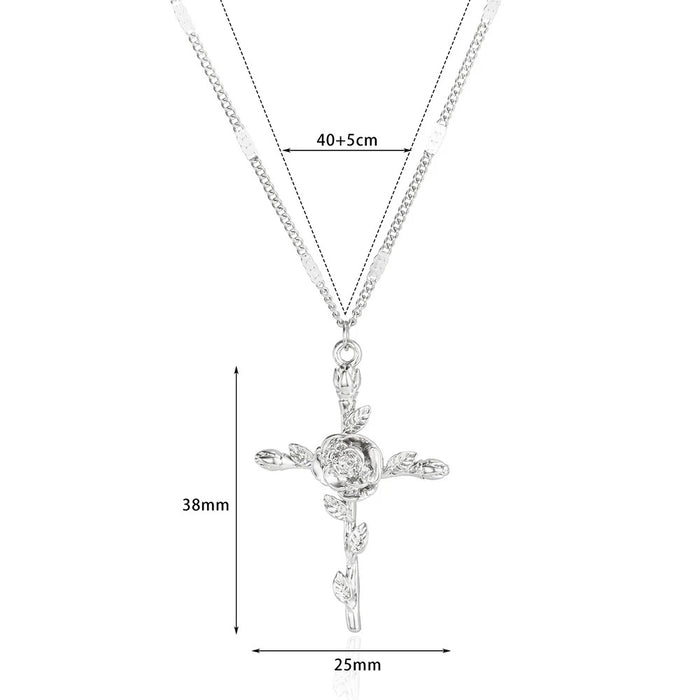 Wholesale Stainless Steel Flower Sunflower Necklace Minimalist Pendant Jewelry