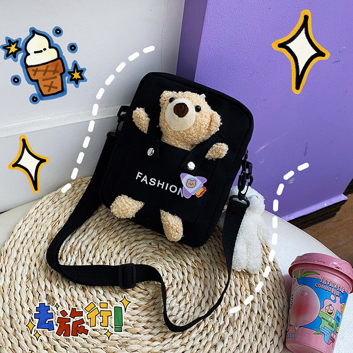 Wholesale Cute canvas bag crossbody new style with personality
