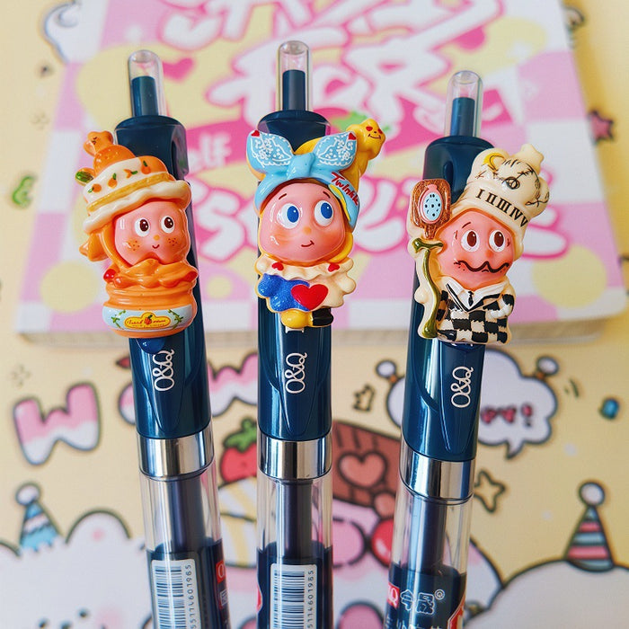 Wholesale Cute Star Doctor Nurse Gel Pens 0. 5mm Black Blue Ink Bulk Pack