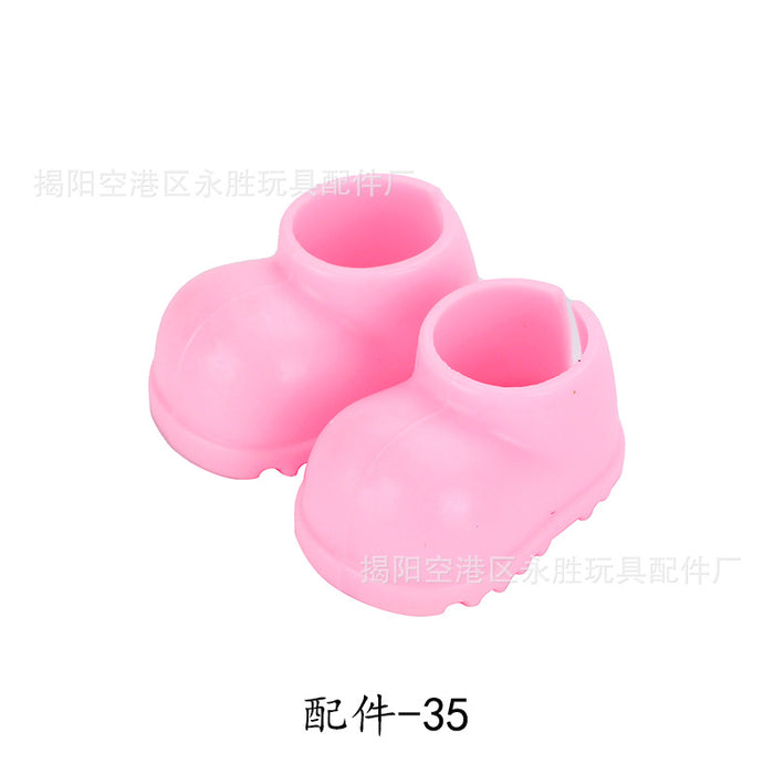 Wholesale Doll clothes Keychain Hanging Cotton Doll Dress up Shoes Boots with Pendant