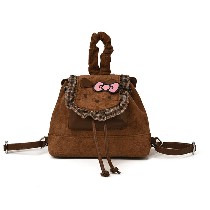 Wholesale PU cute cartoon retro style backpack bags for autumn and winter.