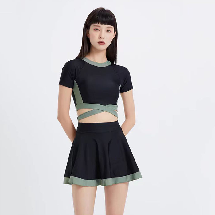 Wholesale Women's swimsuit two-piece split set for sports and leisure