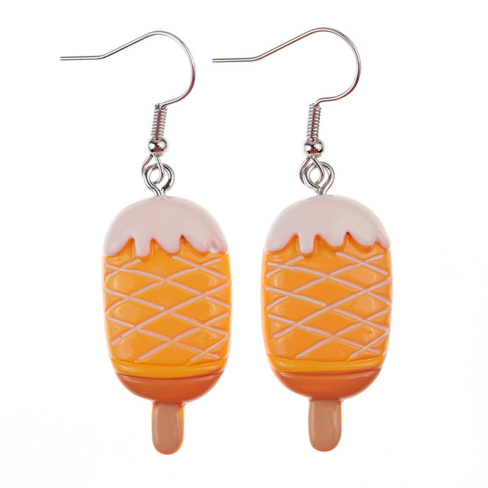 Wholesale Summer Ice Cream Popsicle Earrings JDC-ES-NiQing065