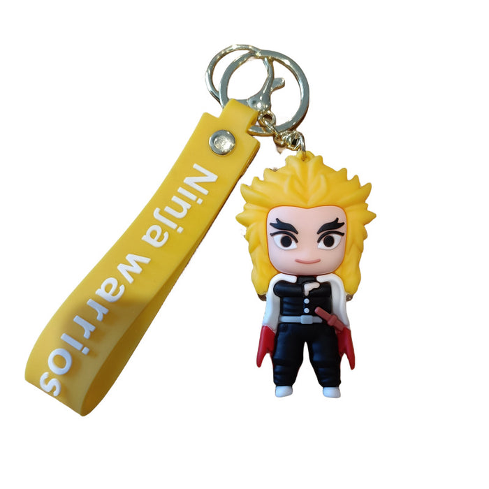 Wholesale Cartoon Silicone Doll Keychain JDC-KC-MingT255