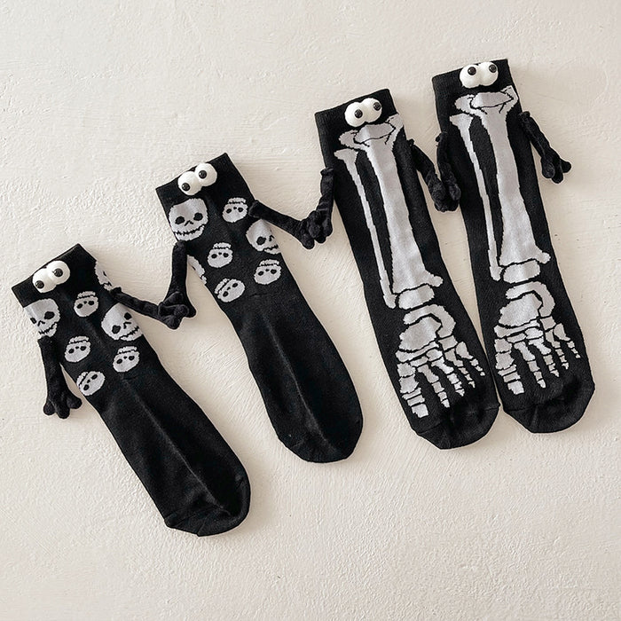 Wholesale  Pattern Compression Socks Christmas Hand Socks New Foreign Trade Cross-border Riding Running Adult Sports Socks