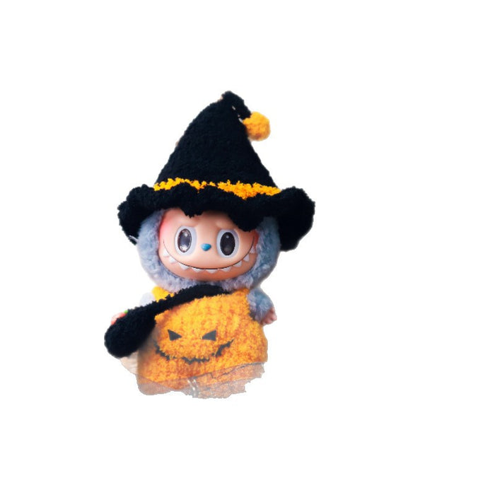 Wholesale Handmade Cloth Woolen Knitted  Pumpkin Suit Clothes Cartoon Pendant