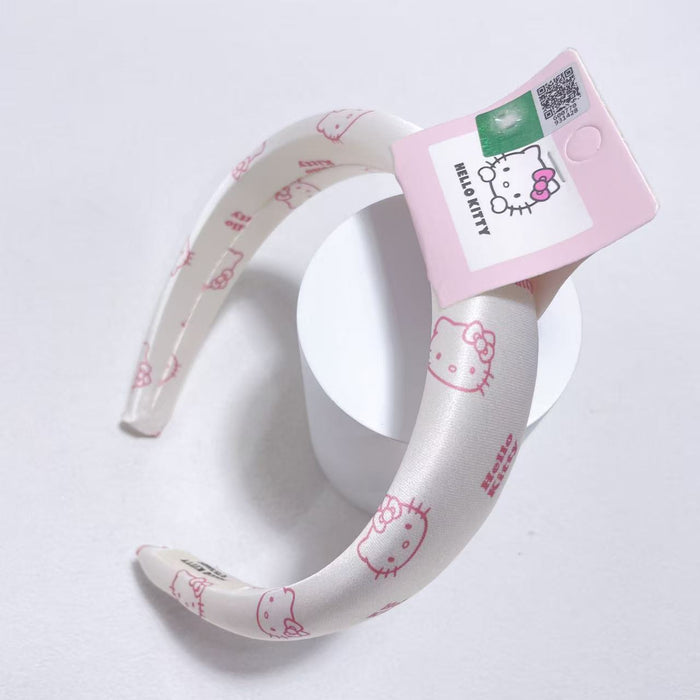 Wholesale Wide-brimmed Sponge Headband cartoon Fabric High Cranial Top Headband