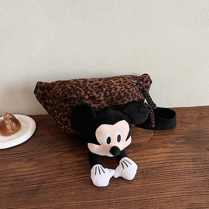 Wholesale Leopard Print Chest Bag Women's Crossbody Bag  Waist Bag