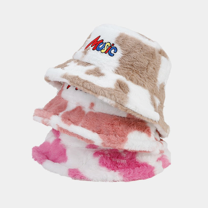 Wholesale Cow Pattern Letter Bucket Hat JDC-FH-LvY046