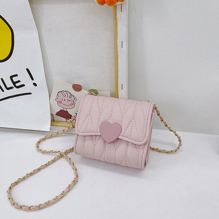 Wholesale PU Kids Crossbody Bag Cute Small Square Bag JDC-SD-YuanDuo047