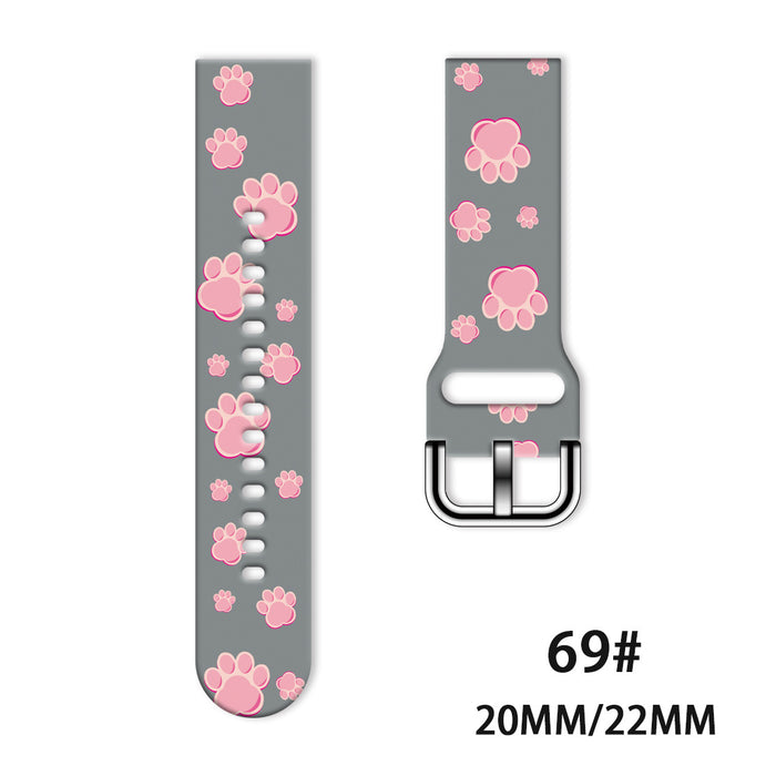 Wholesale Printed Tpu Watch Strap Wrist Strap JDC-WD-NuoQi052