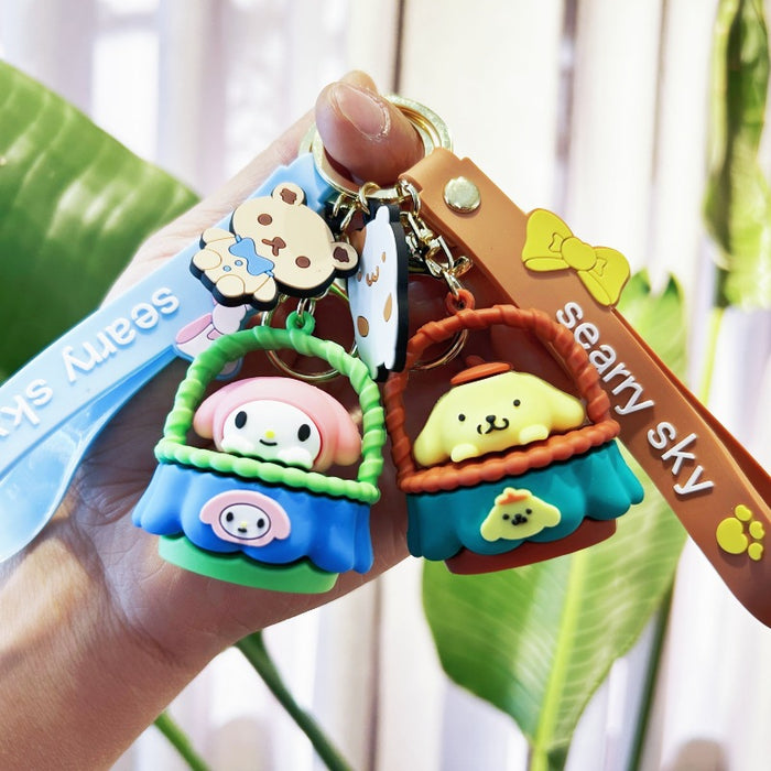 Wholesale PVC Cartoon Doll Keychain JDC-KC-WuYi123