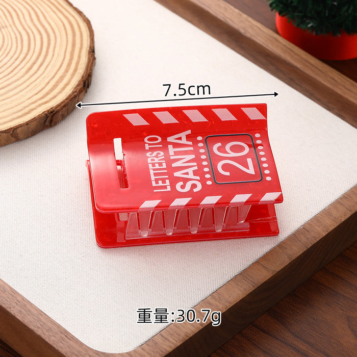 Wholesale Chic Acrylic Cartoon Shark Hair Clip For Women Christmas Fashion Accessory Gift