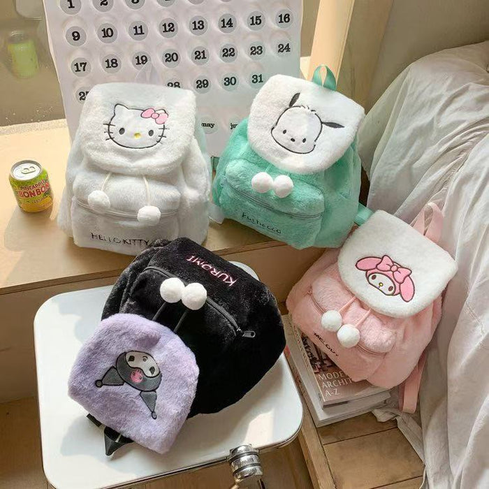 Wholesale Cute cartoon plush Backpack Bags for girls