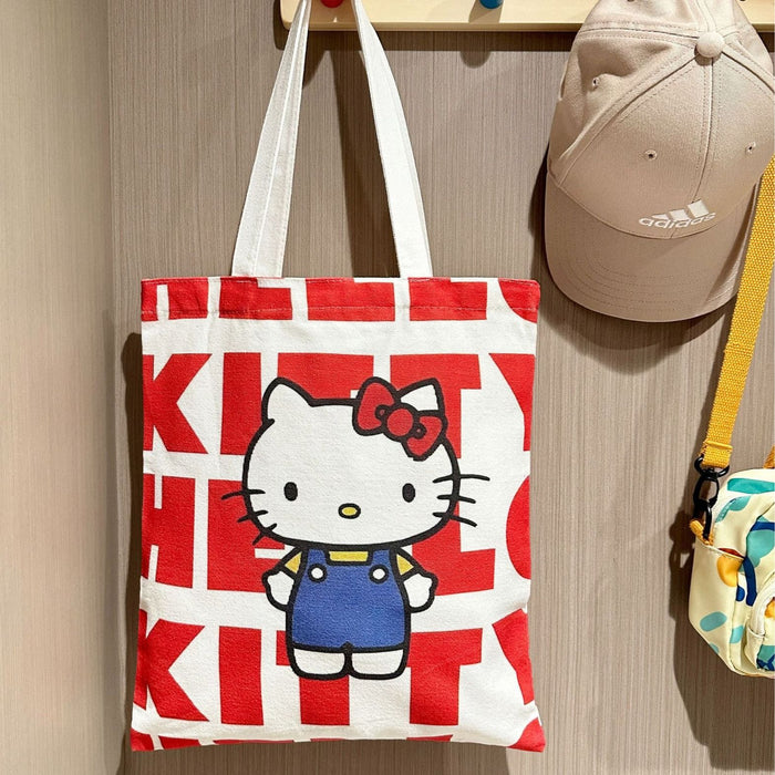 Wholesale Canvas Cute Cat Large Capacity Student Shoulder Bag