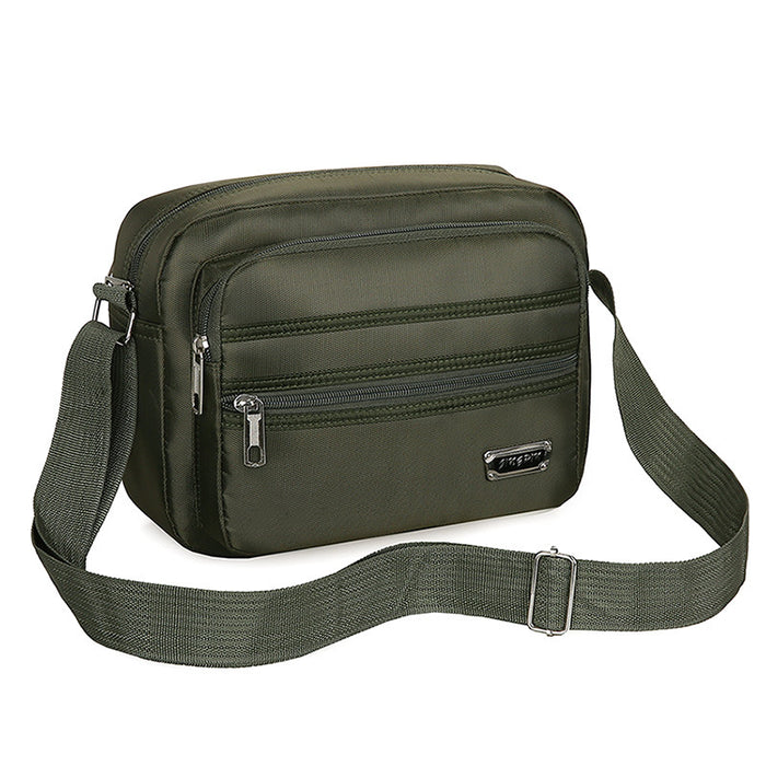 Wholesale New men's bag with large capacity single shoulder crossbody bag, casual multi-layer single backpack, business men's bag