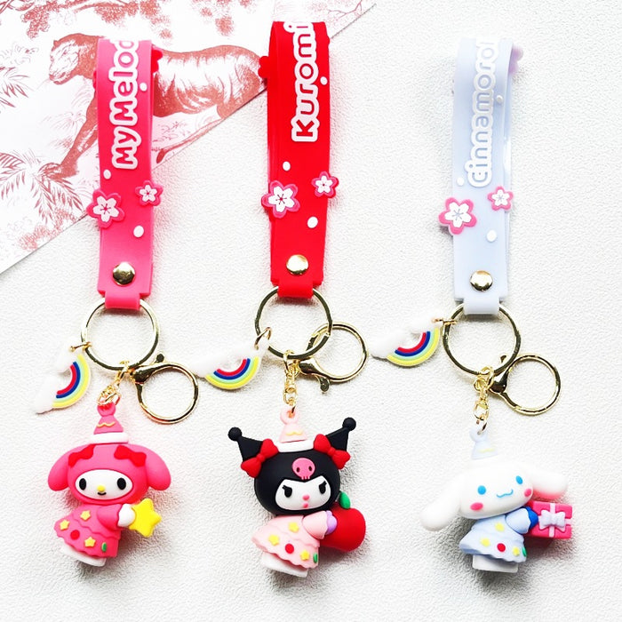 Wholesale PVC Cartoon Doll Keychain JDC-KC-WuYi140