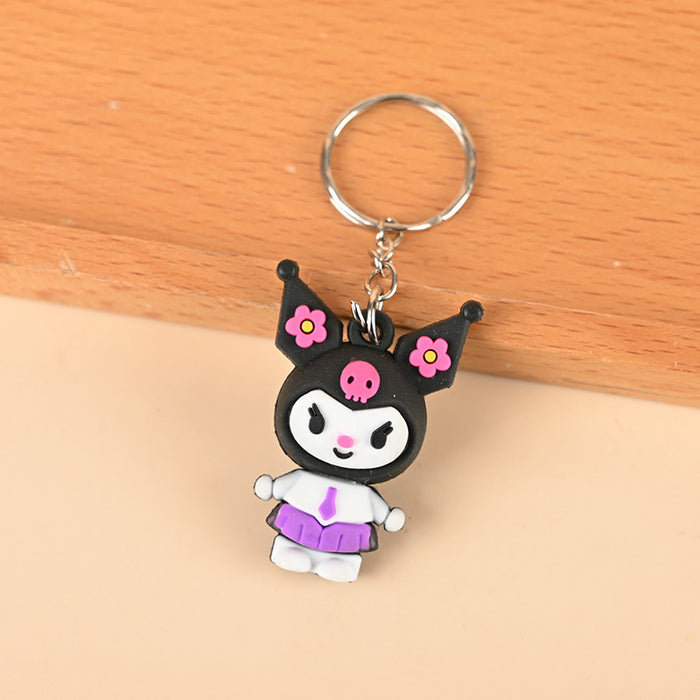 Wholesale 10PCS Cute Cartoon 3D PVC Keychain (S)JDC-KC-DongH001