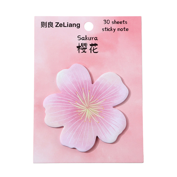 Wholesale leaves and flowers shaped sticky notes