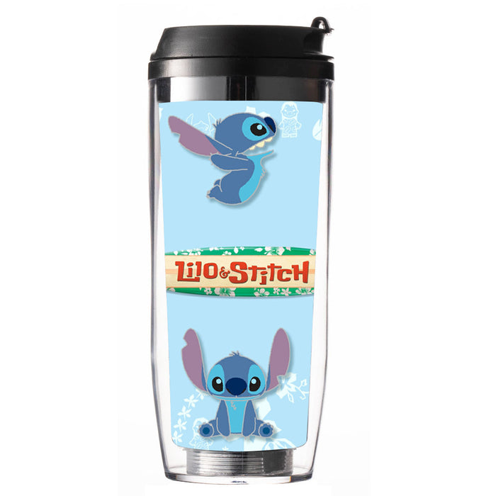 Wholesale Plastic Cartoon Printed Straw Cup JDC-CUP-WuDuomei001