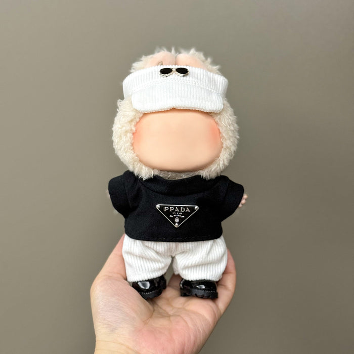 Wholesale Only clothes are suitable for 17cm blind box pendant plush doll clothes