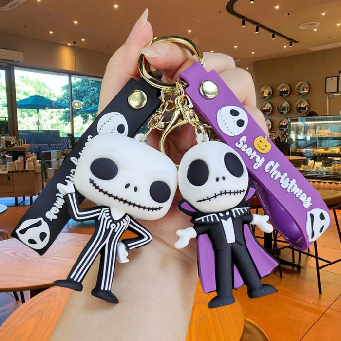 Wholesale Cartoon Doll Silicone Keychain JDC-KC-SuCheng004